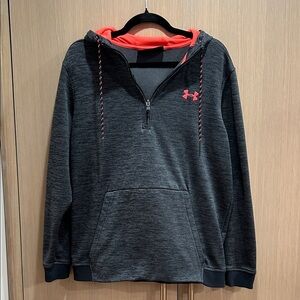 Under Armour Gray and Pink Hoodie
